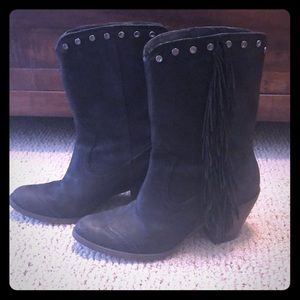 Studded boots